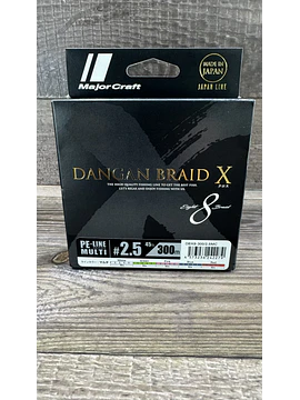 Multifilamento Major Craft Dangan Braid X 2,5PE 300mts