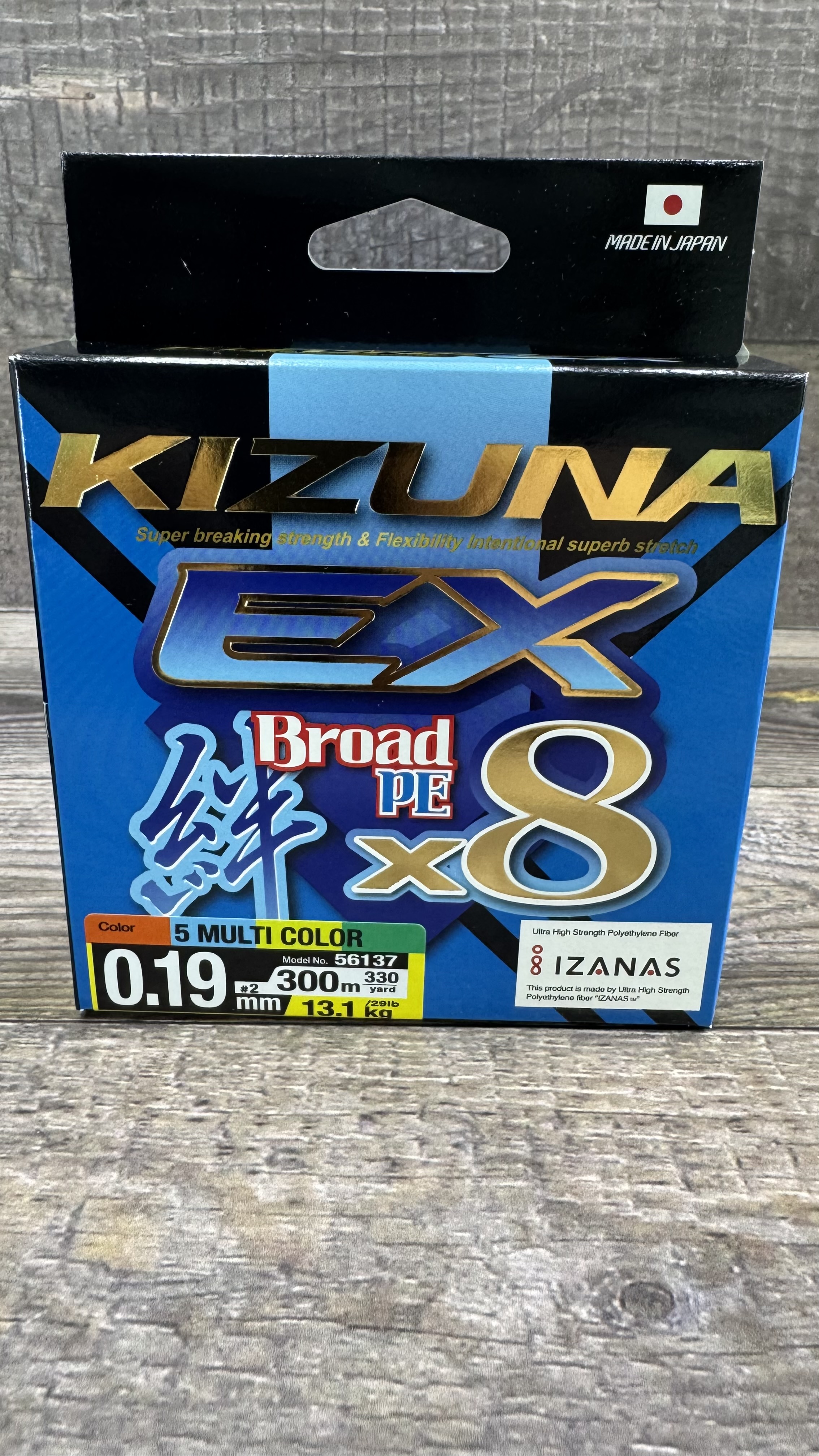 Multifilamento Owner Kizuma EX 8x 0,19mm 300 mts