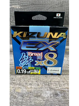 Multifilamento Owner Kizuma EX 8x 0,19mm 300 mts