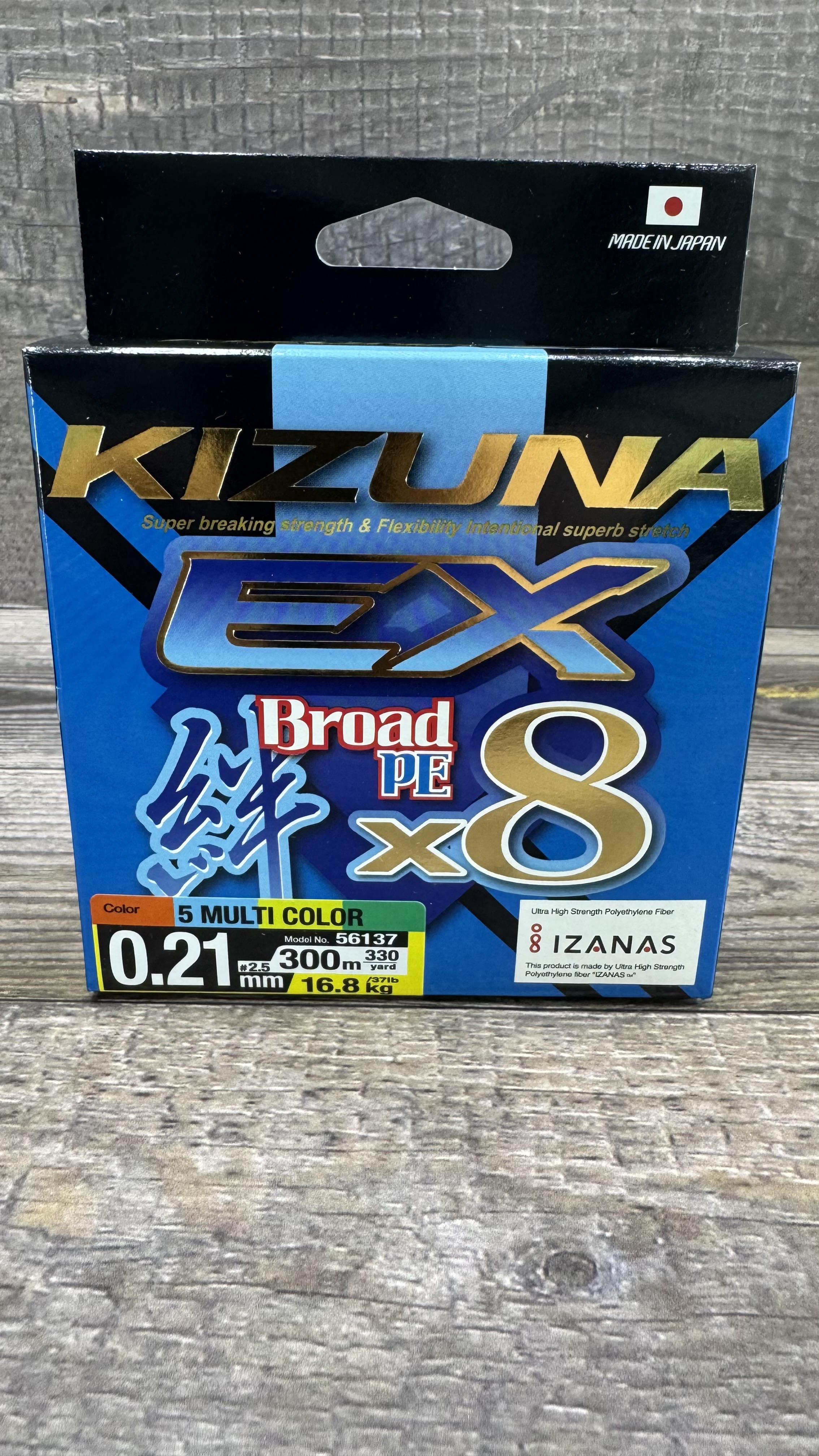 Multifilamento Owner Kizuma EX 8x 0,21mm 300 mts