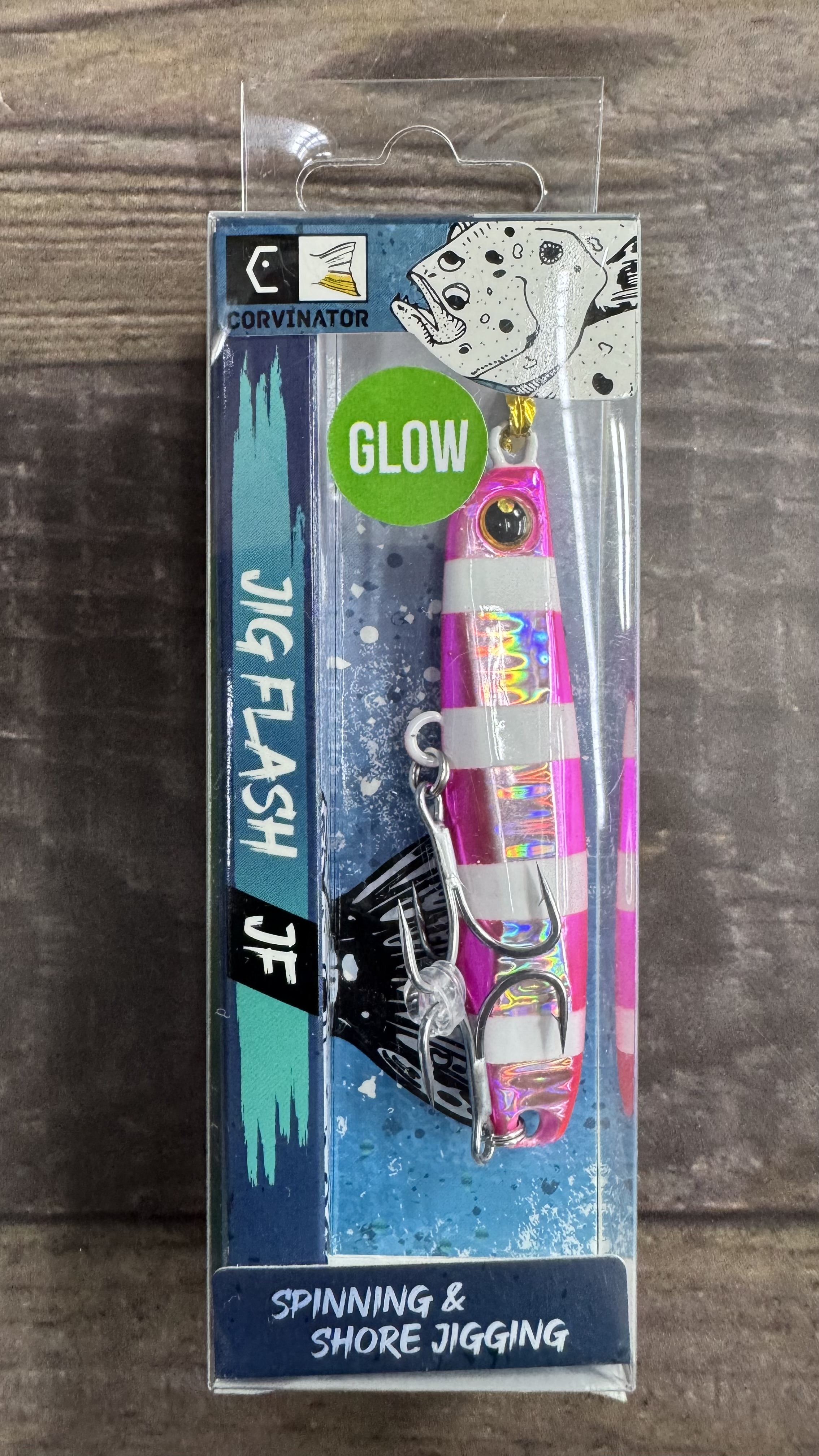 Jig Corvinator Flash Pink Zebra