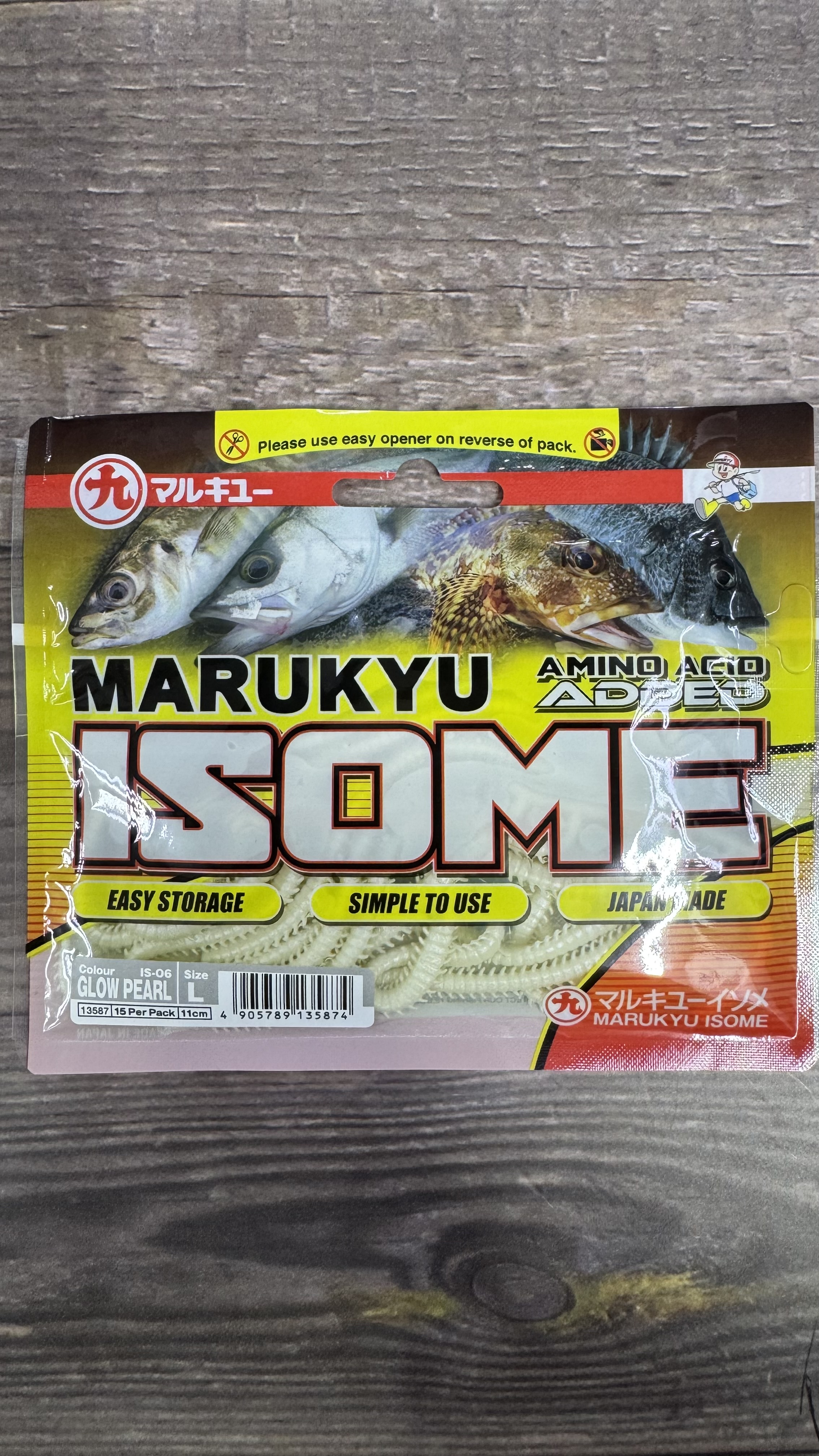 Vinilo EcoGear Marukyu Isome L COLOR IS-06 Pearl Glow