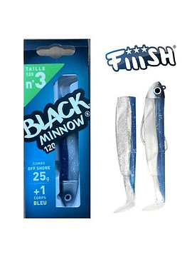 Fiiish Black Minnow N°3 25 gr color: Bleu