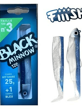 Fiiish Black Minnow N°3 25 gr color: Bleu