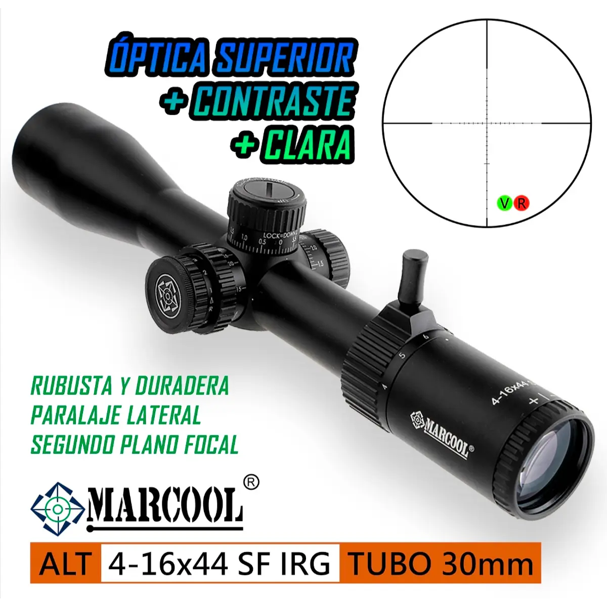MIRA MARCOOL alt 4-16x44 sf IRG | Caza & Pesca Balthunter