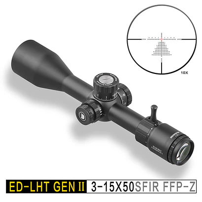 MIRA TELESCÓPICA DISCOVERY ED-LHT 3-15x50 FFP ZERO STOP 1