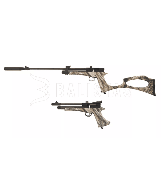 Rifle - Pistola a  postones 4.5mm Artemis Cp2 , incluye 250 postones y 5 co2