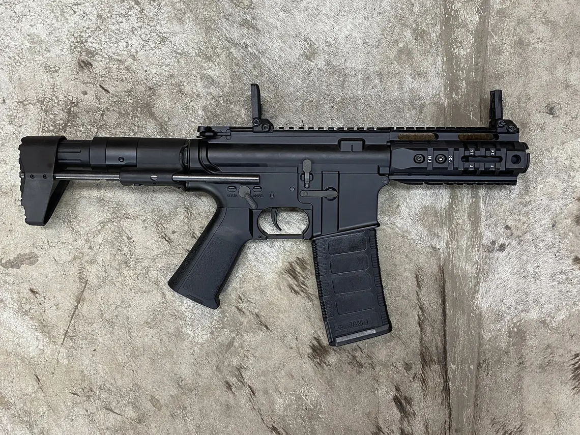 DMT AR15 BLACK DWARF PDW AIRSOFT 1