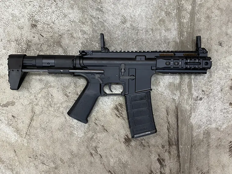 DMT AR15 BLACK DWARF PDW AIRSOFT 1