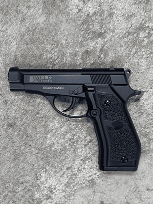 Cybergun P84 negra BALÍN ACERO 