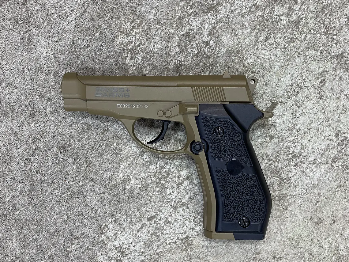 Cybergun P84 coyote BALÍN ACERO 1