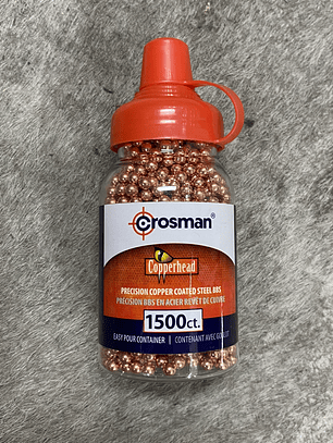 BALÍN ACERO CROSMAN cal 4,5 (1500u)