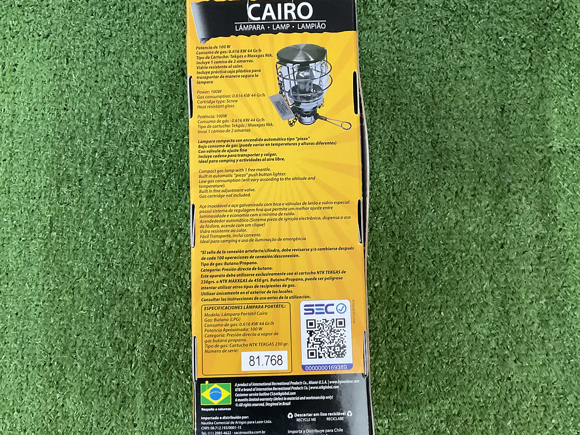 LAMPARA NAUTIKA CAIRO GAS 2