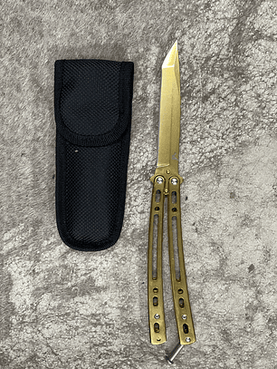 Navaja mariposa dorada 