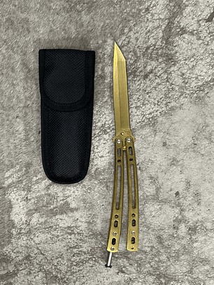 Navaja mariposa dorada 