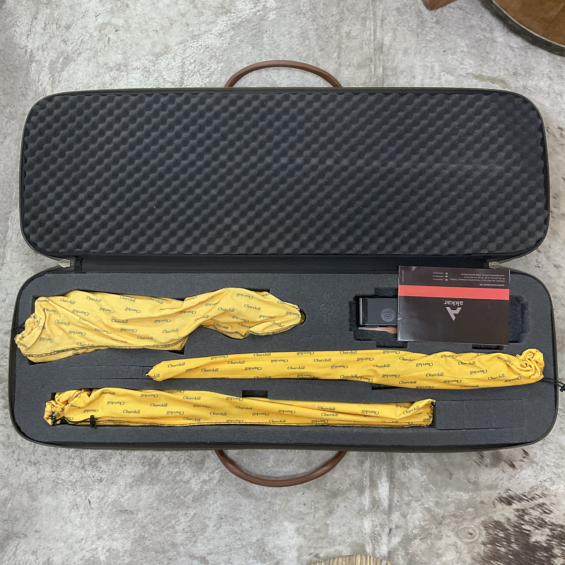 Escopeta Akkar Churchill 828 Combo  5