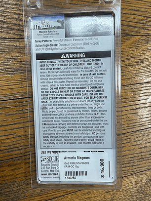 Gas pimienta Sabré 15g