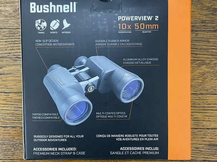 Binocular Bushnell 10x50 Powerview 2  5