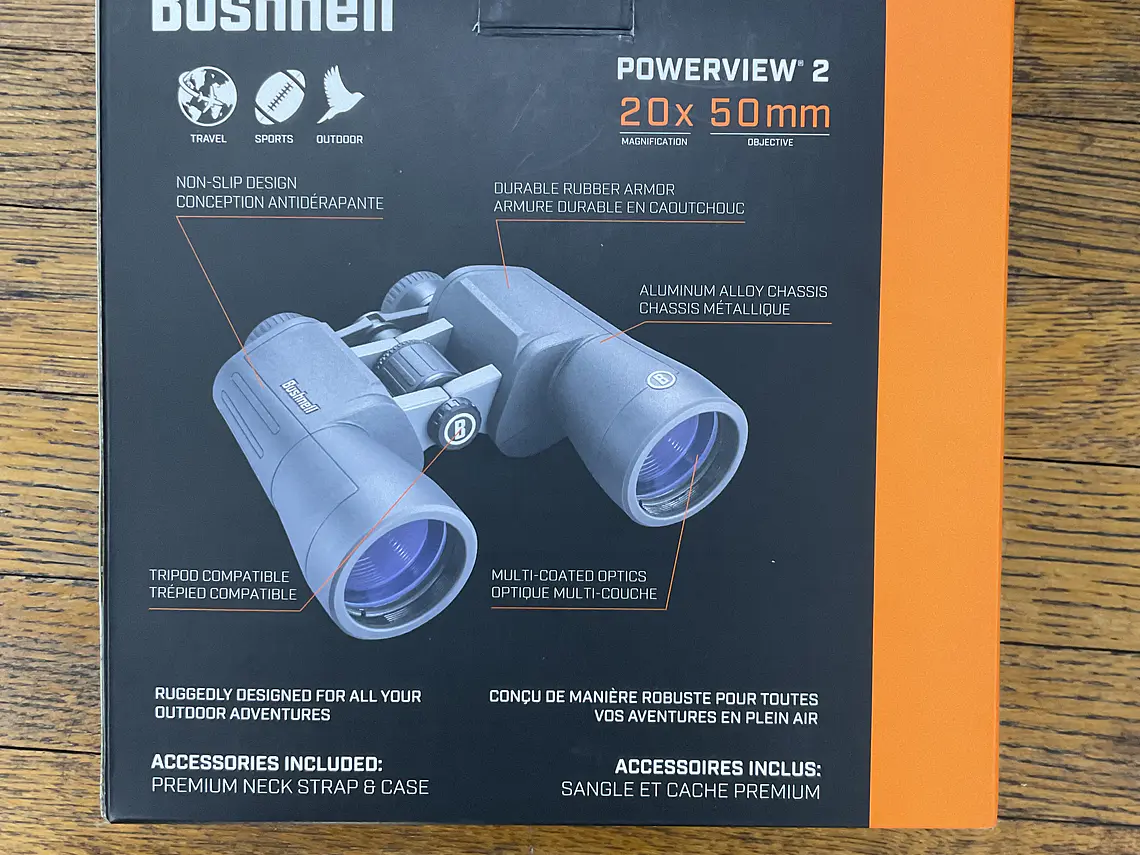 Binocular Bushnell 20x50 Powerview 2 5
