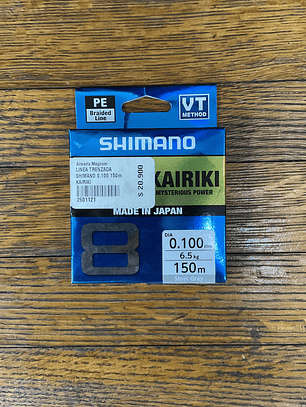 Multifilamento Shimano Kairiki 0,100