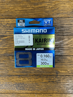 Multifilamento Shimano Kairiki 0,160