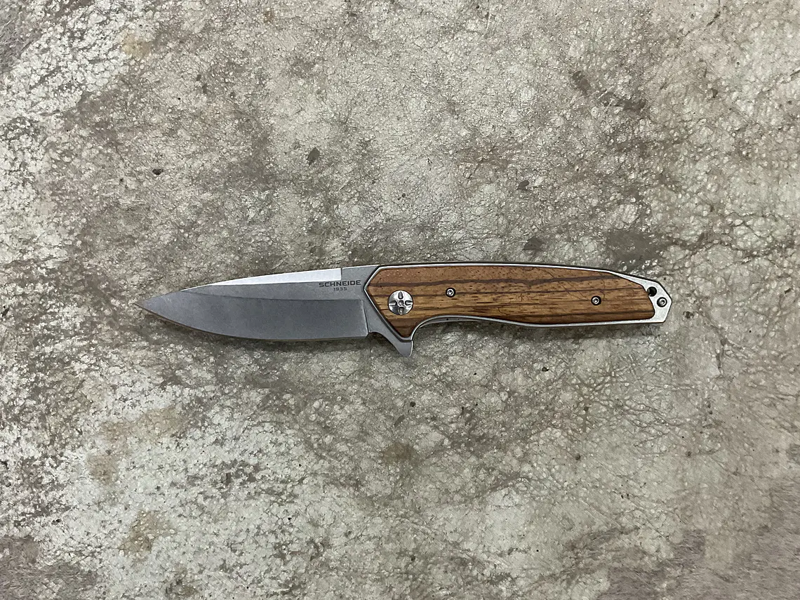 Navaja Schneide Messer Madera 1