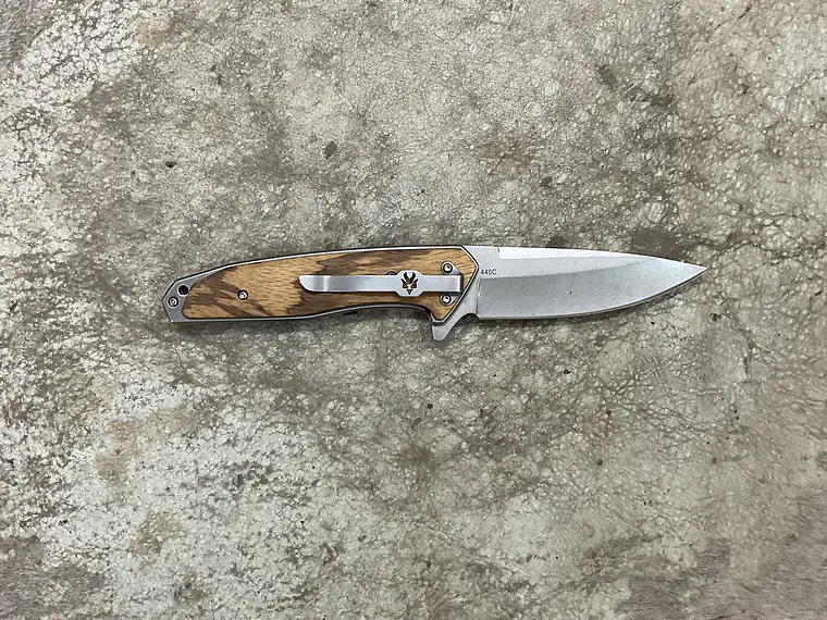 Navaja Schneide Messer Madera 2