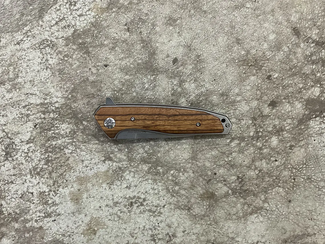 Navaja Schneide Messer Madera 3