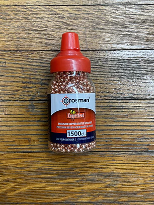 BALÍN ACERO CROSMAN cal 4,5 (1500u)
