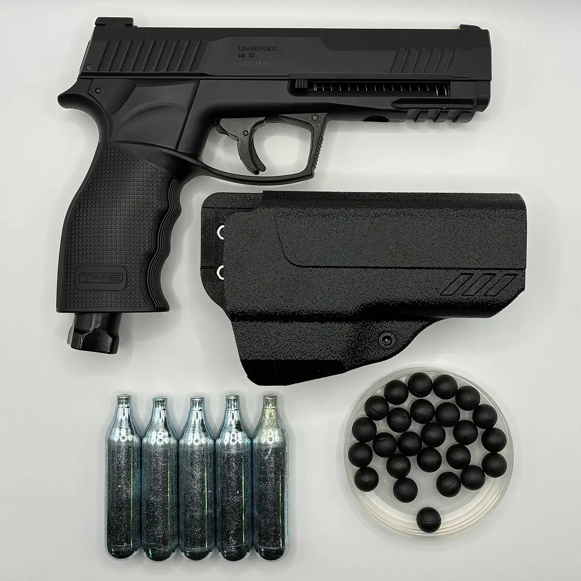 Kit Traumático | Umarex HDP50 Gen 2 + Funda + 25 Balines + 5 Co2 1