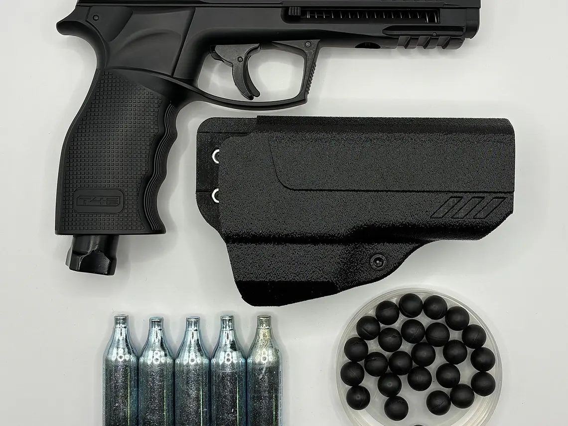 Kit Traumático | Umarex HDP50 Gen 2 + Funda + 25 Balines + 5 Co2 1