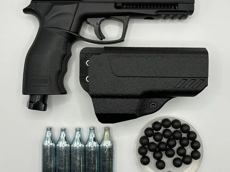 Kit Traumático | Umarex HDP50 Gen 2 + Funda + 25 Balines + 5 Co2 1