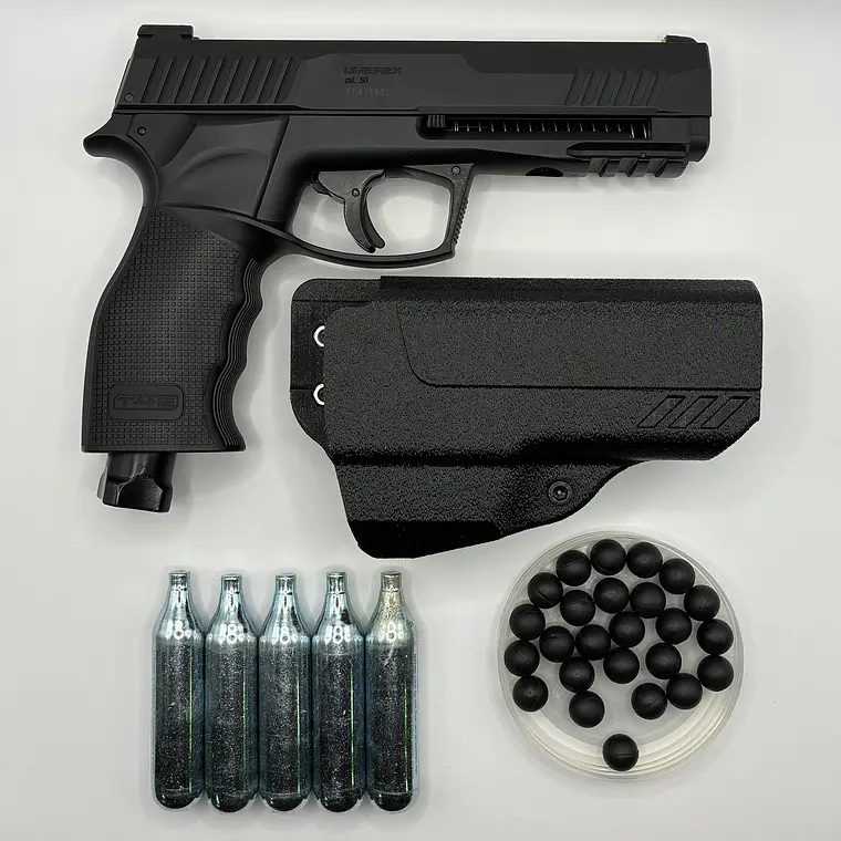 Kit Traumático | Umarex HDP50 Gen 2 + Funda + 25 Balines + 5 Co2 1