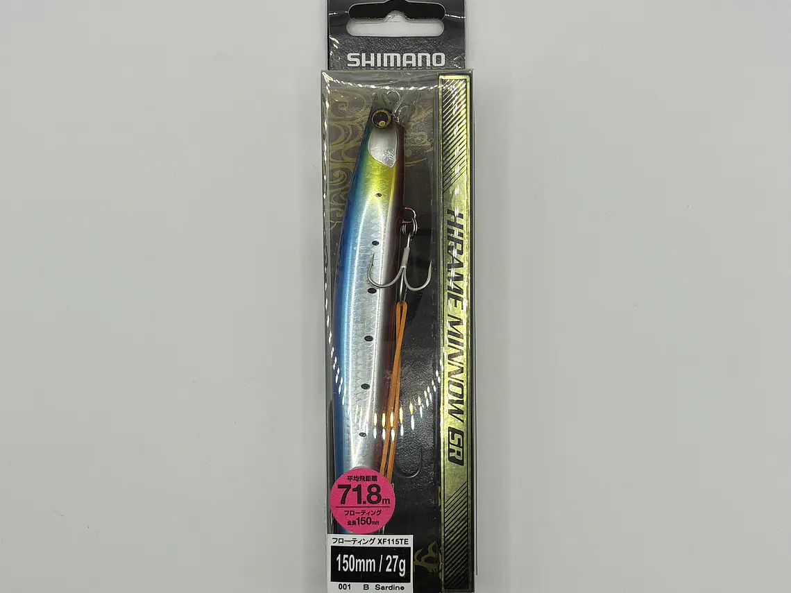 SHIMANO Hirame minnow SR  150F 27gr 3