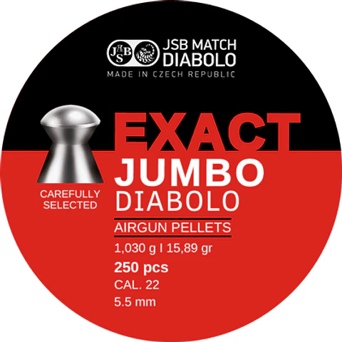 Postones JSB Exact Jumbo 5.5 mm 15,89 gr 250 u.