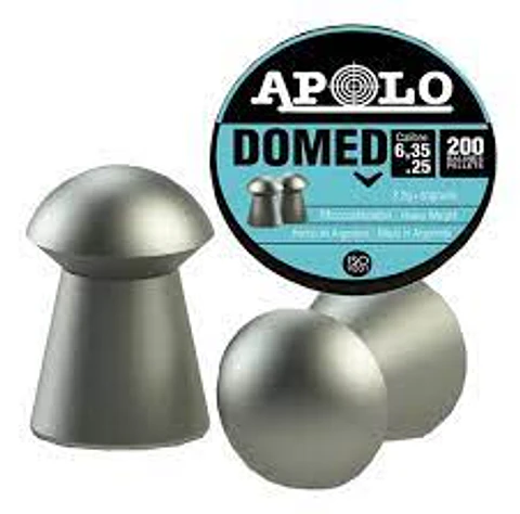 Postones Apolo Domed 6.35 mm 25 gr 200 u.