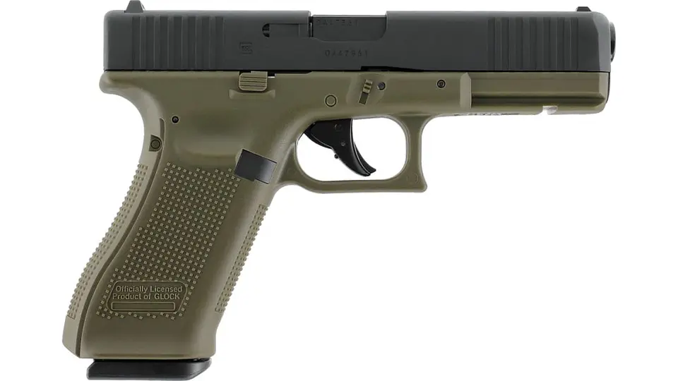 Pistola airsoft Umarex Glock 17 Gen5 Negra/Verde CO2 6 mm 2
