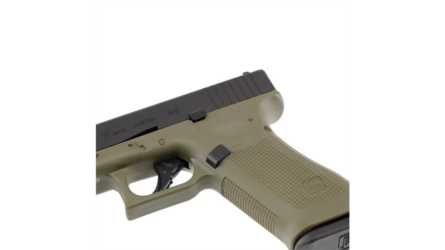 Pistola airsoft Umarex Glock 17 Gen5 Negra/Verde CO2 6 mm 3