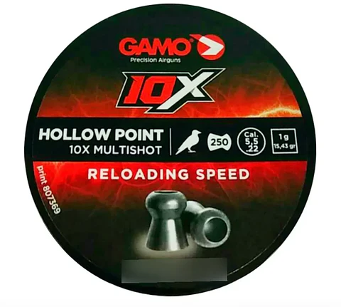 Postones Gamo 10X Hollow Point 5.5 mm 250 u.