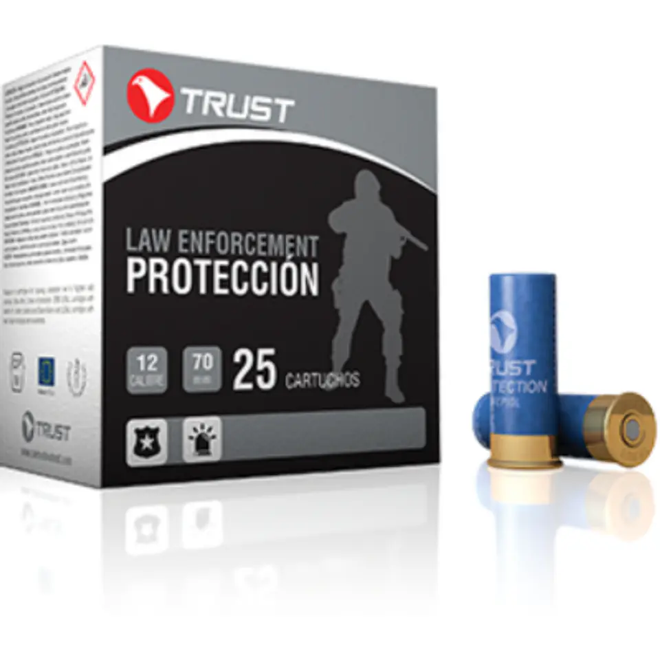 Cartuchos de Fogueo Trust Protección Calibre 12 / 25 Unid. 1