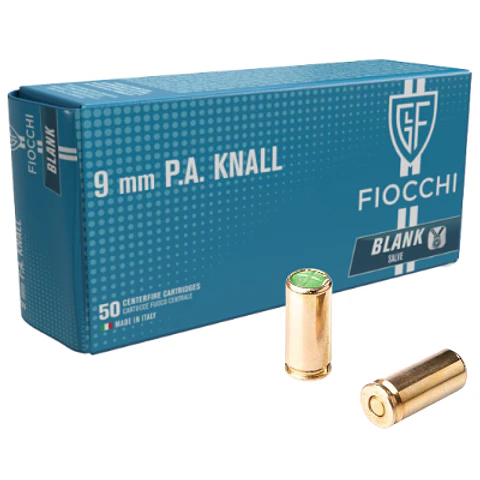 Fogueo Fiocchi Cal. 9 mm 50 Unidades