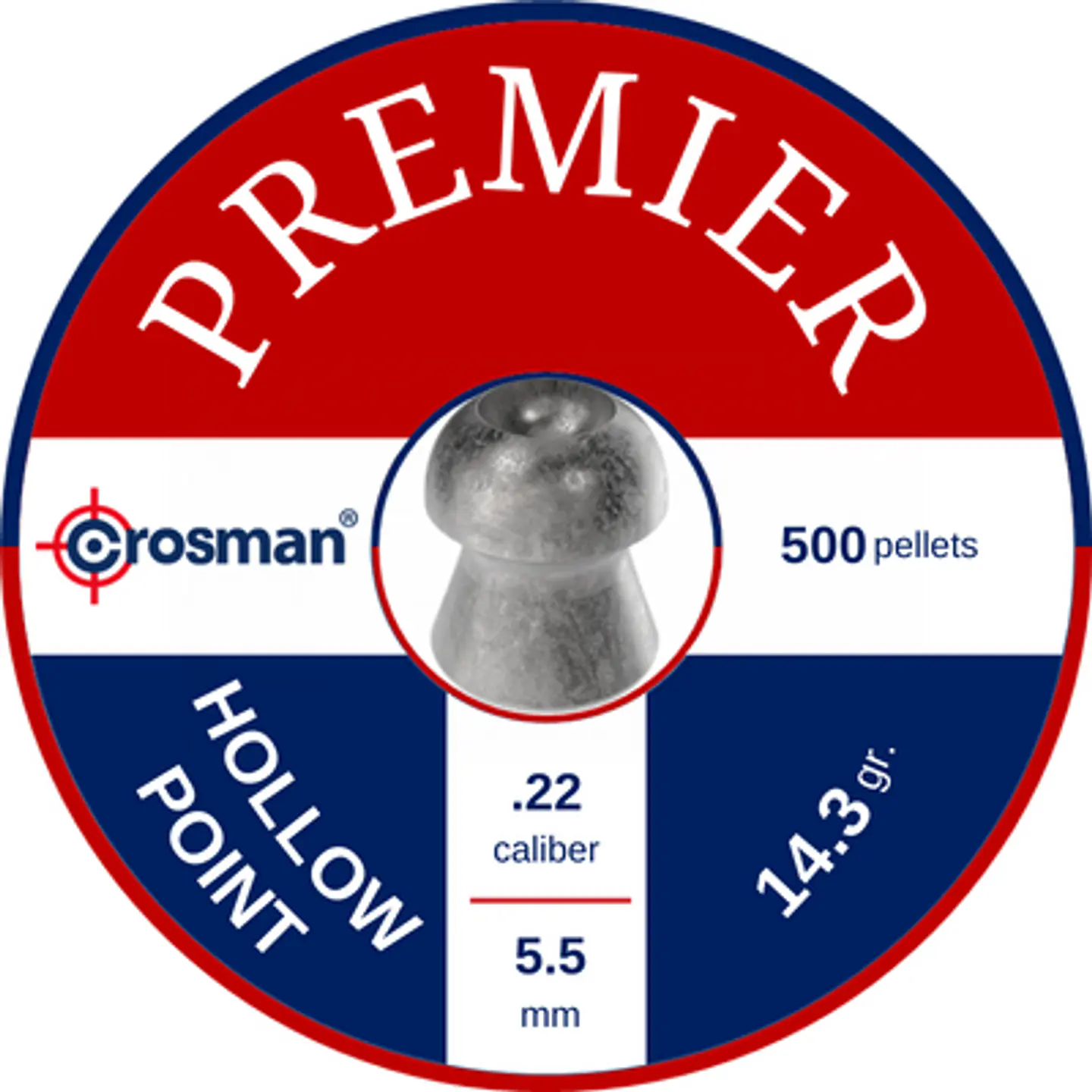Lata Postón Crosman Premier Hollow Point Cal. 5,5 / 500 1