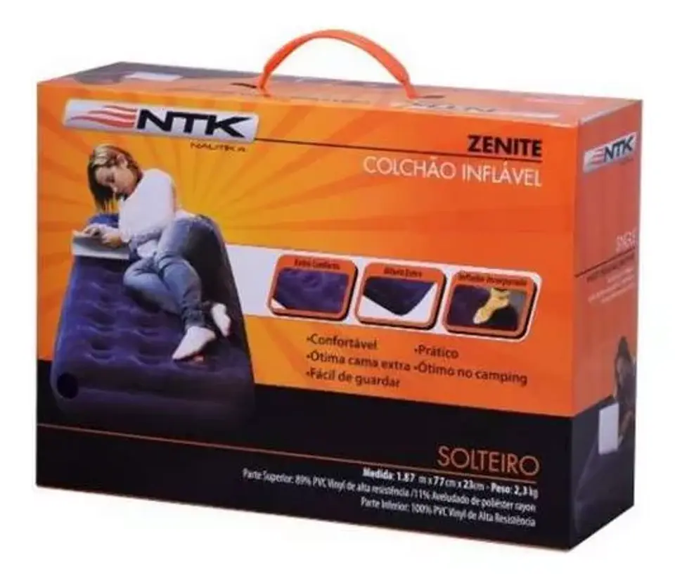 Colchón Inflable NTK Zenite 1 Plaza 2