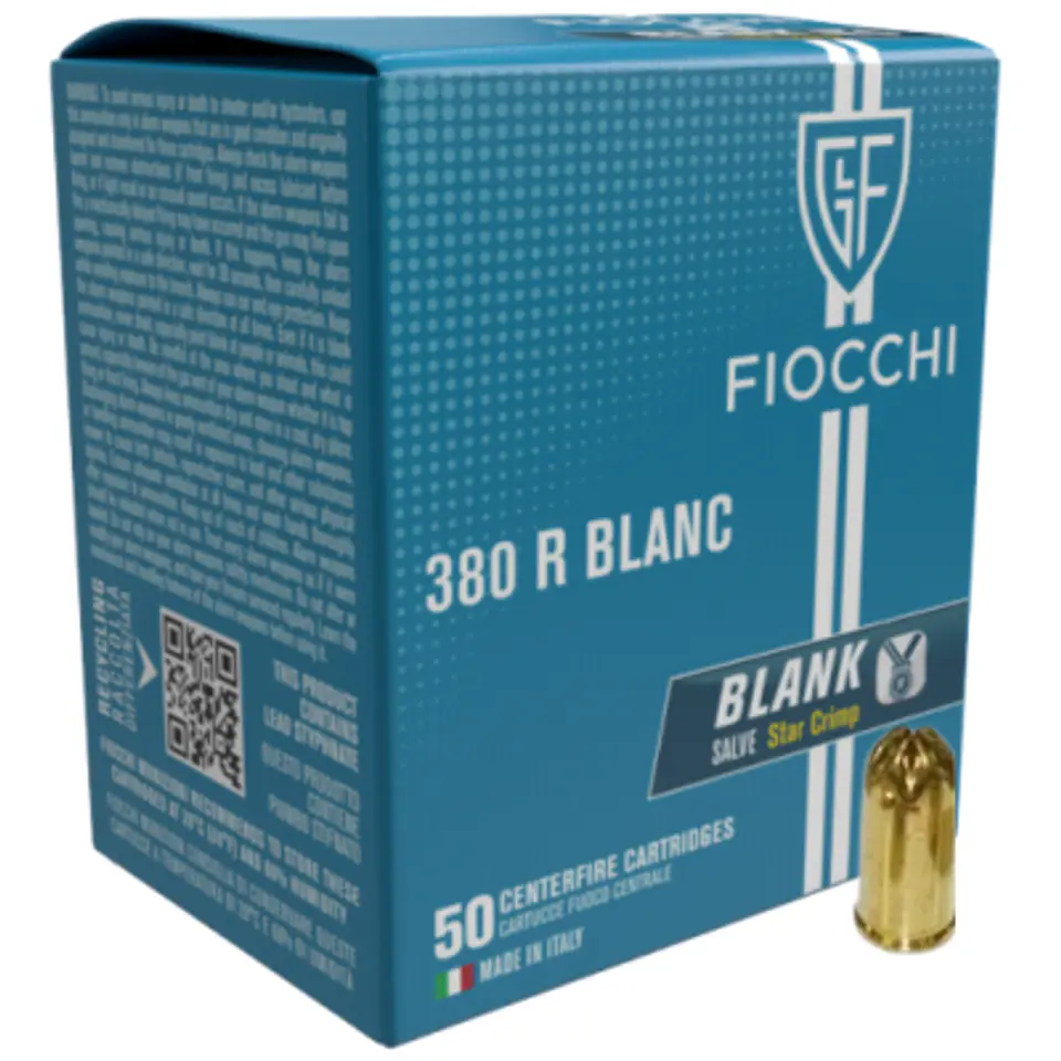 Fogueo Fiocchi Cal. .380 50 Unidades 1