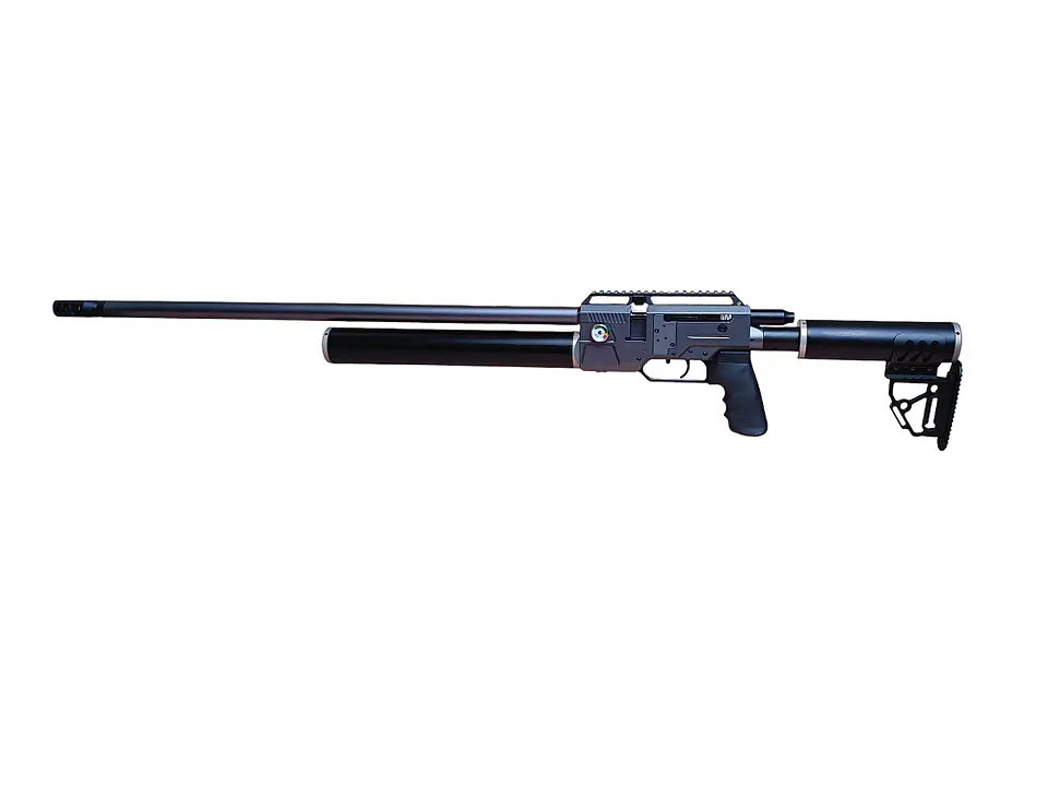 Rifle PCP AEA Terminator semi 9mm + Funda + Postones 2