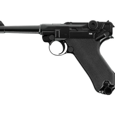 Pistola CO2 Umarex Legends P08 negra 4.5 BB