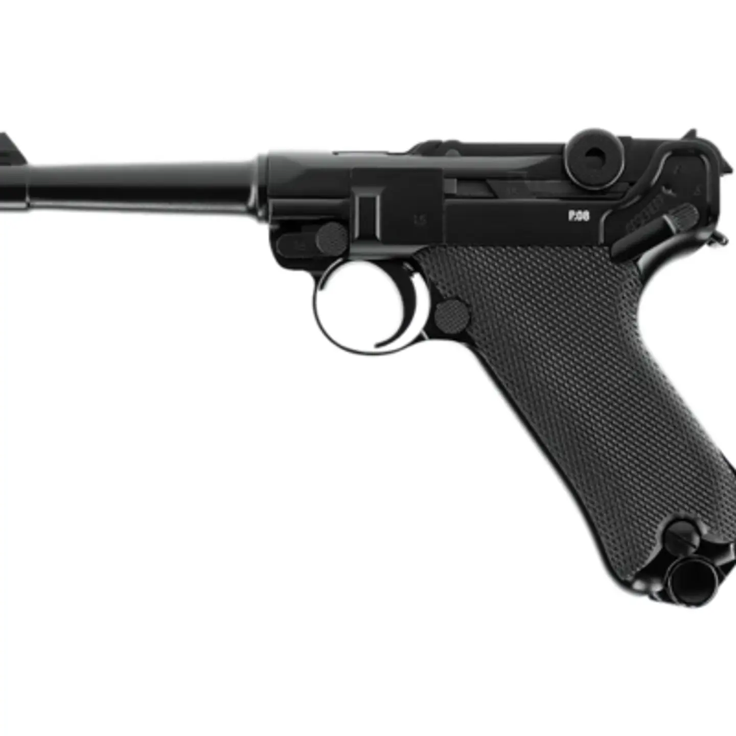 Pistola CO2 Umarex Legends P08 negra 4.5 BB 1