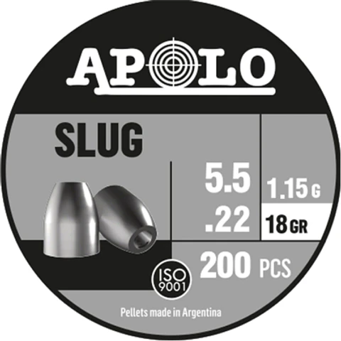 Postón Apolo Slug Domed 5.5 mm 18 gr
