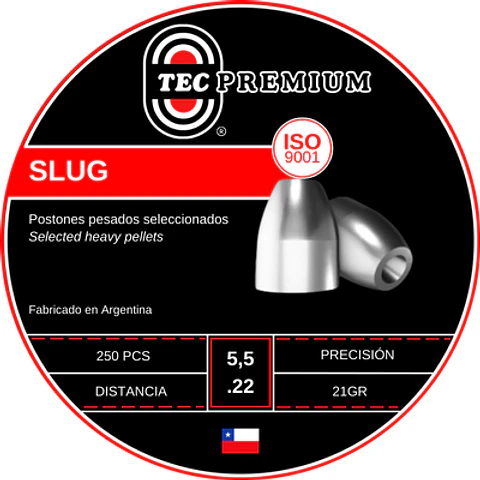 Slugs TEC Premium 5.5 mm 21 gr 250 u.