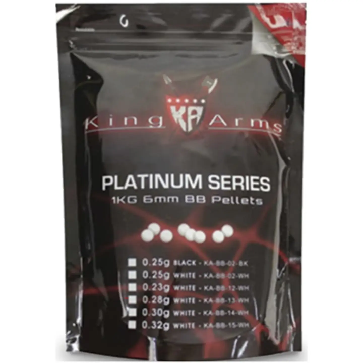 Balines King Arms 6 mm 0,25 g 1